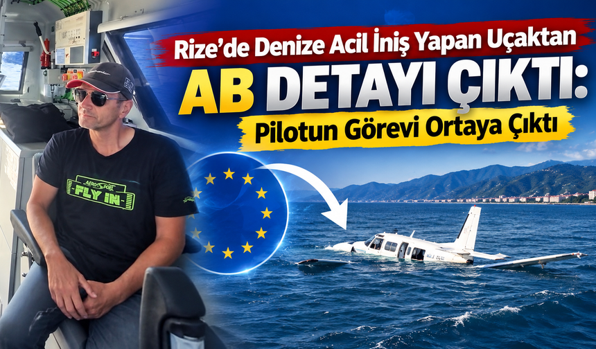 Denize inen uçağın pilotunun kimliği şaşırttı
