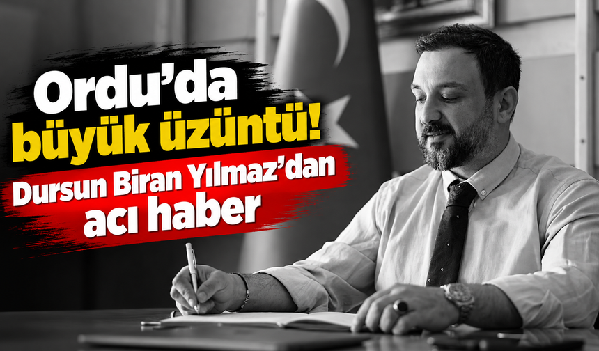 Ordu’nun tanınan gazetecisi hayatını kaybetti!