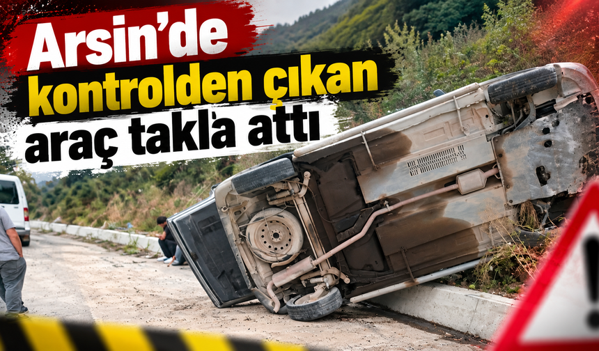 Trabzon’da aynı aileden 5 kişi kazada yaralandı