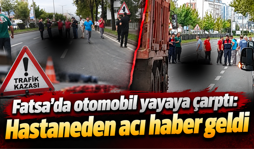 Yolun karşısına geçmek isterken otomobilin altında kaldı