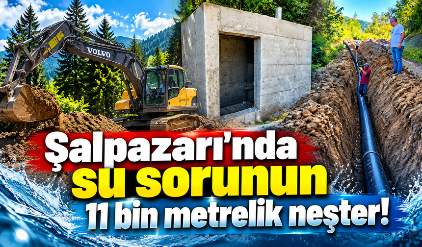 Büyükşehir’den Şalpazarı’na dev hamle