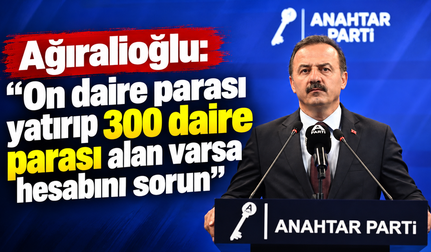 Ağıralioğlu’ndan fon soruşturmasında hesap sorma çağrısı!