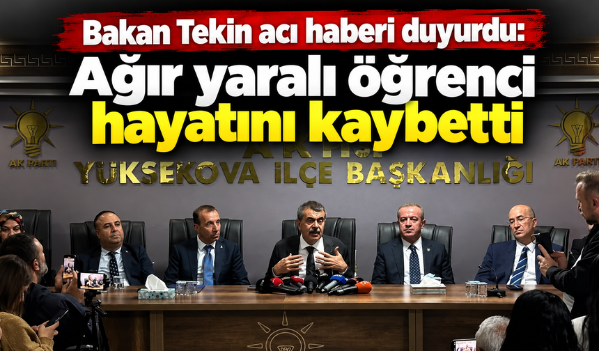 Tekin: “Ailelerin de bu sürecin içinde olması gerekiyor”