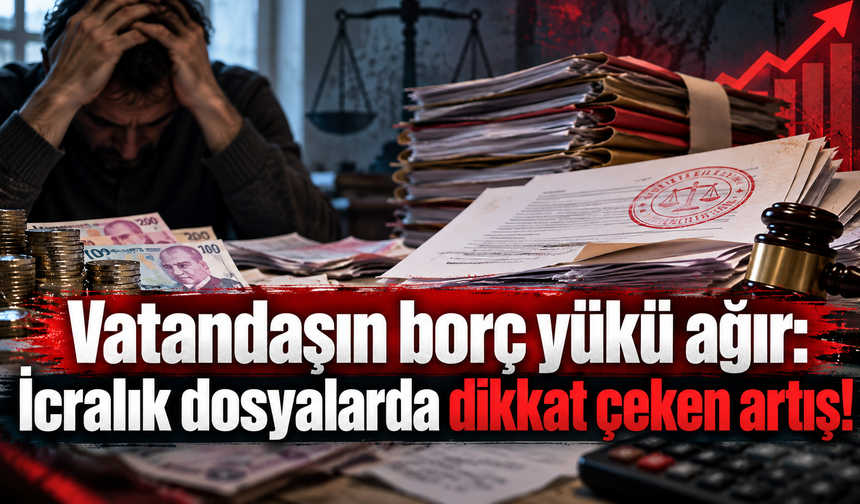 İcralık dosyalarda dikkat çeken artış!