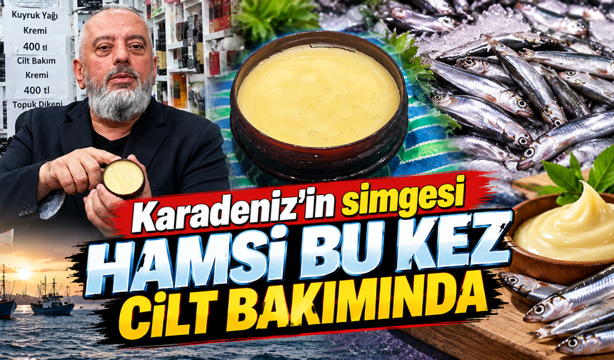 Karadeniz'in yeni mucizesi: Hamsili krem!