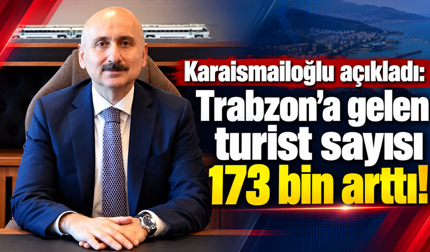 “Trabzon’a turist akını! 9 ayda 1 milyon 402 bin ziyaretçi”