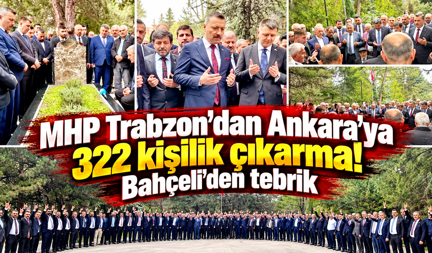 Bahçeli,Trabzon teşkilatını kutladı!