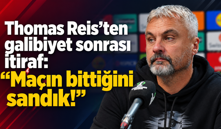 Trabzonspor kazandı ama Reis'ten dikkat çeken özeleştiri!