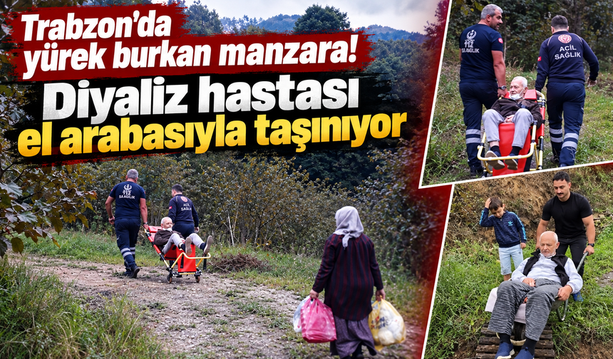 Ambulans evine ulaşamıyor!