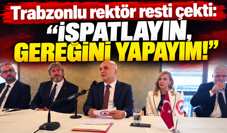 Rektör Ulusoy'dan açık çağrı