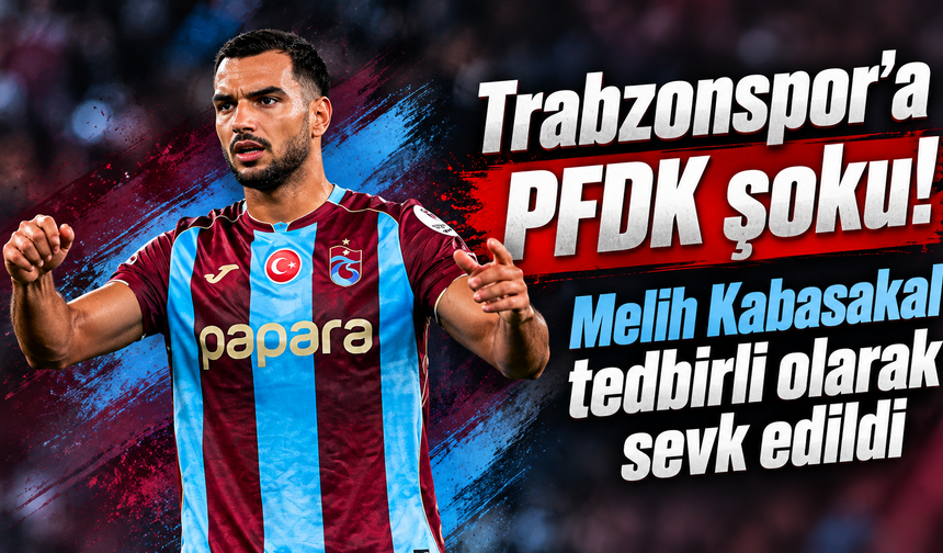 Trabzonspor'da Beşiktaş maçı öncesi Melih Kabasakal endişesi!