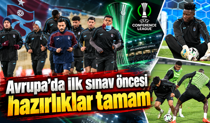 KuPS maçı öncesi son prova tamam