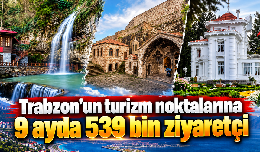 Trabzon’un tarihi ve doğal değerlerine ziyaretçi akını