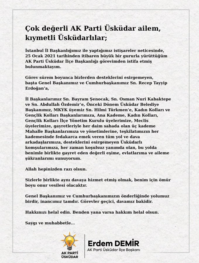 Ak Istifa