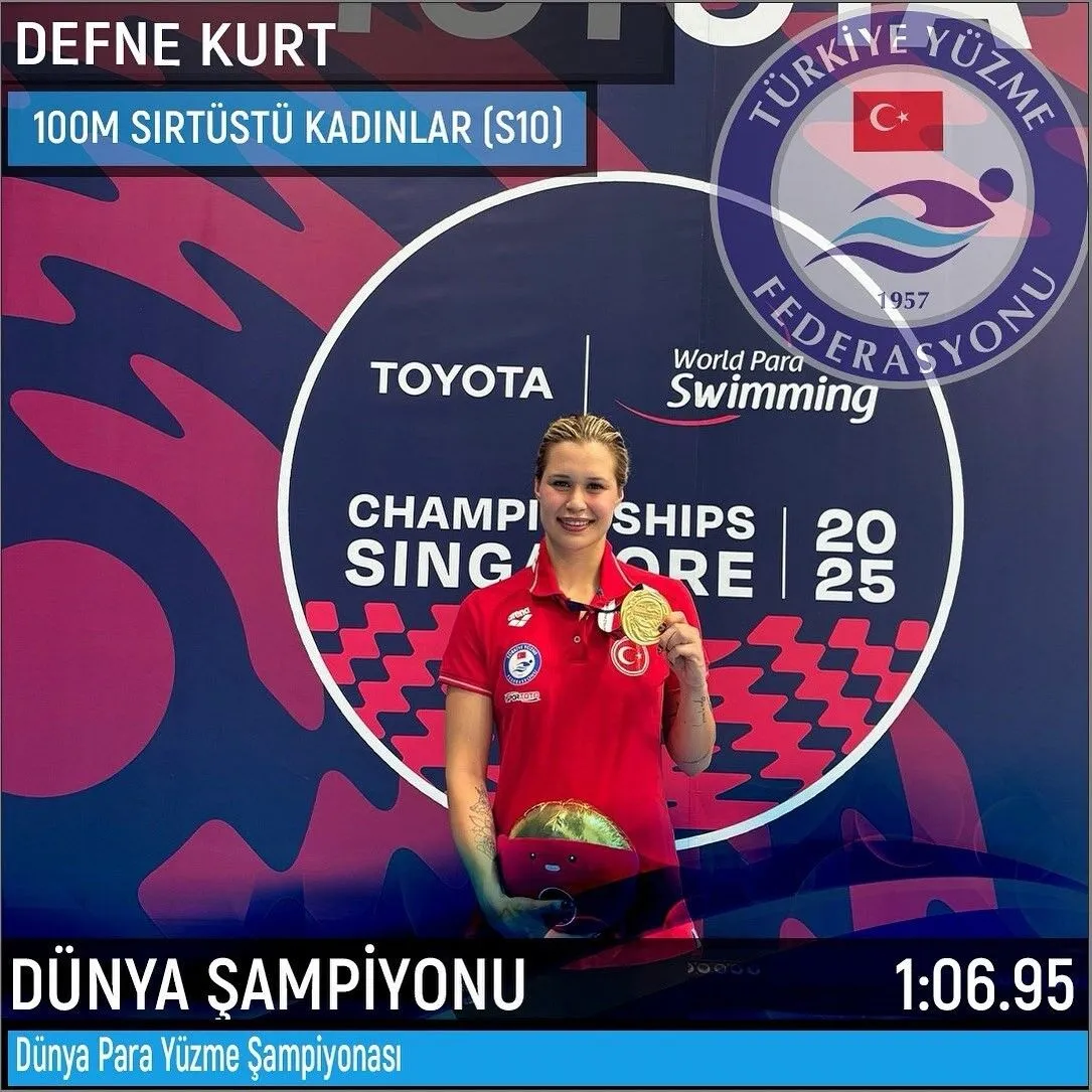 Milli Yuzucu Defne Kurttan 5 Dunya Sampiyonlugu 20250927 A W546974