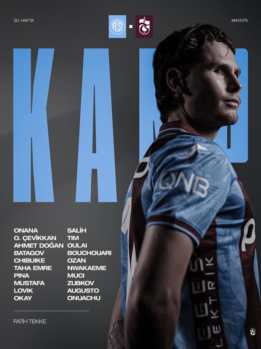 📝 Hesapcom Antalyaspor Maçı Kamp Kadromuz