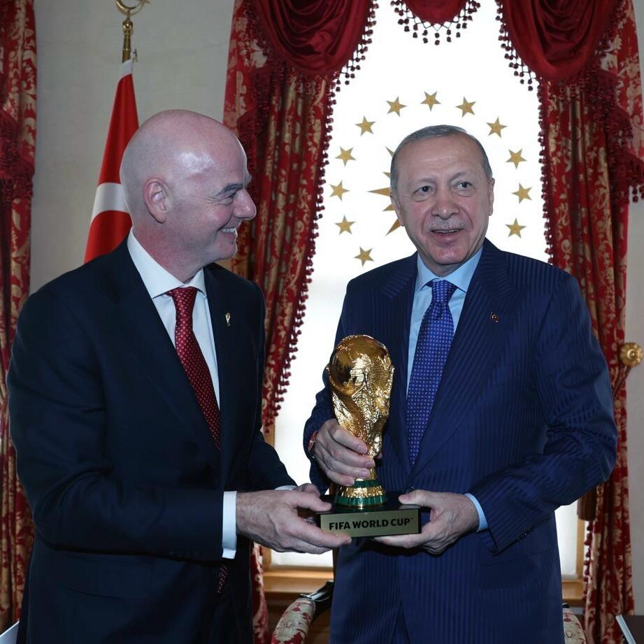 I Was Honoured To Meet 🇹🇷 Türkiye President Recep Tayyip Erdoğan And Discuss Football, With A (1)