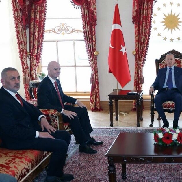 I Was Honoured To Meet 🇹🇷 Türkiye President Recep Tayyip Erdoğan And Discuss Football, With A (4)
