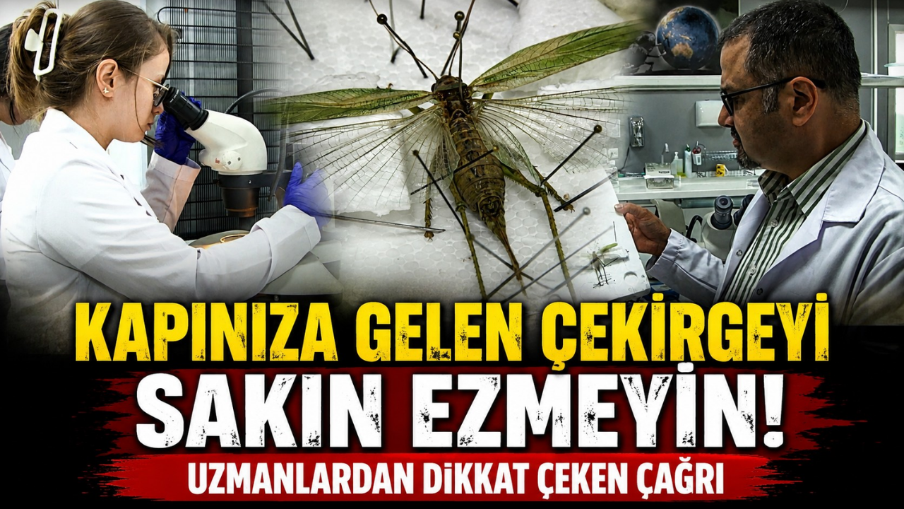 'İstila' sanıldı,gerçek başka çıktı! Uzmandan çekirgeler için rahatlatan açıklama