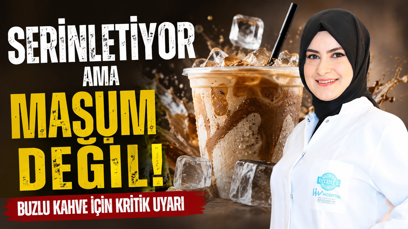 Buzlu kahve tüketirken bu hataya düşmeyin!