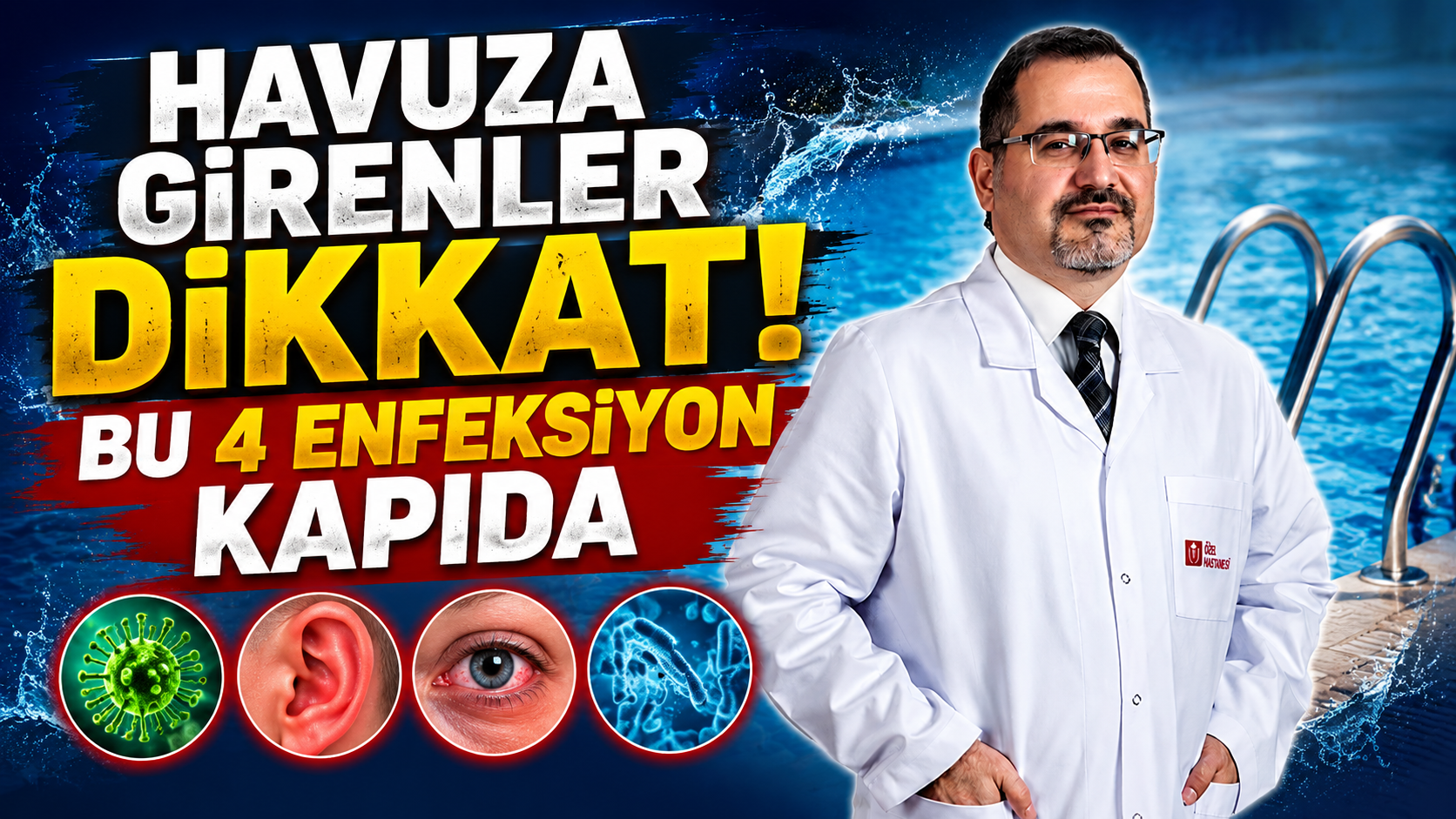Havuz sezonunda enfeksiyon alarmı!