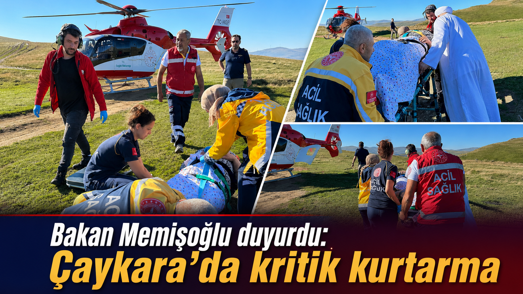 En zor şartlarda hayat kurtaran müdahale
