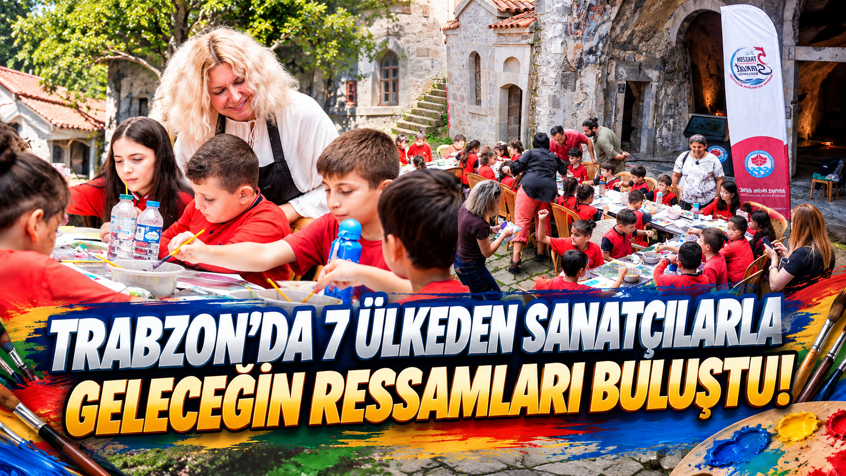 Trabzon’da küçük ellerden büyük sanat!