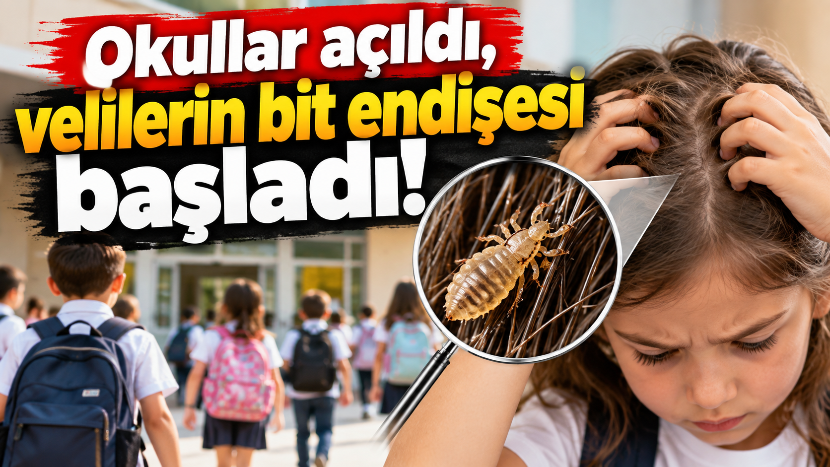 Çocukların saçındaki gizli tehlike: Baş biti