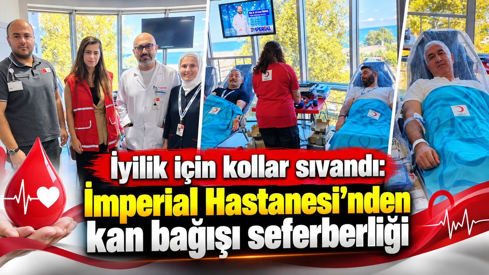 İmperial Hastanesi’nde kan bağışına yoğun ilgi