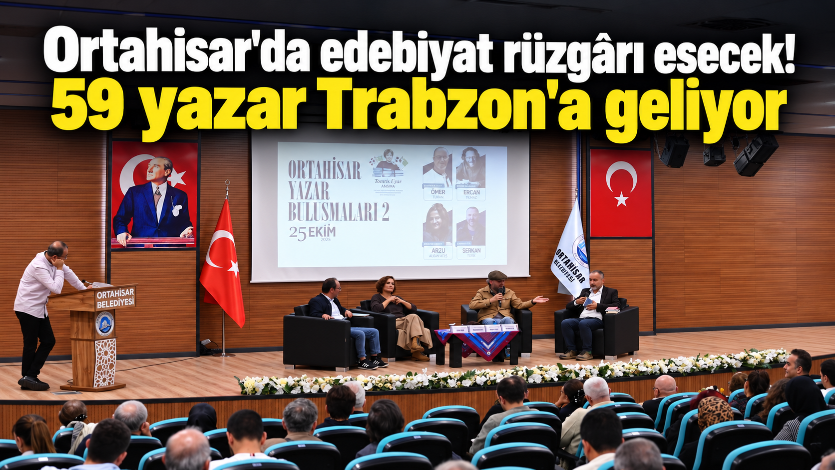 Ortahisar'da kalemler konuşacak, şiirler yankılanacak!